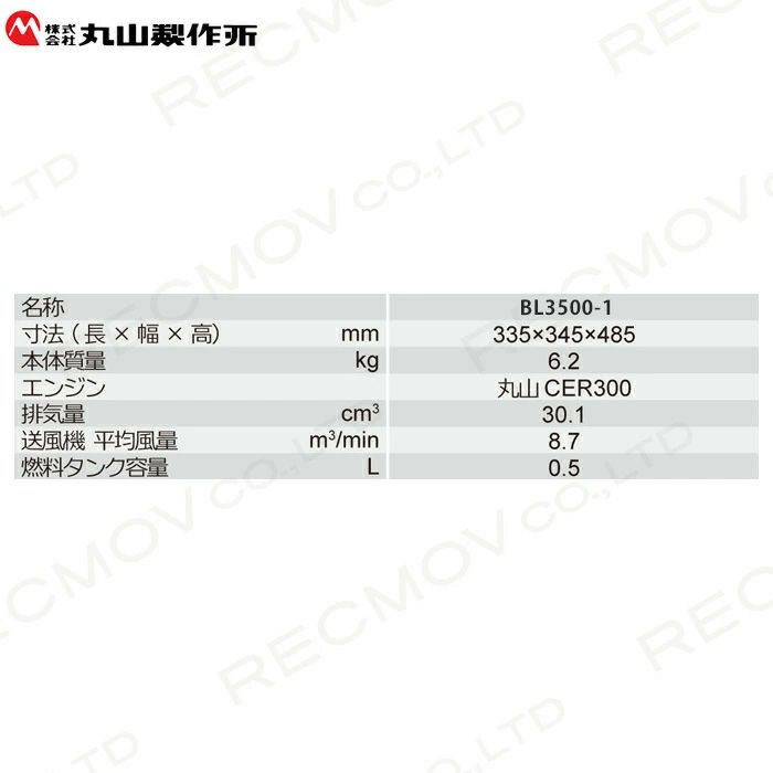 丸山製作所 エンジン式 ブロア MLBL3200-1 395895 M-LINE ブロア