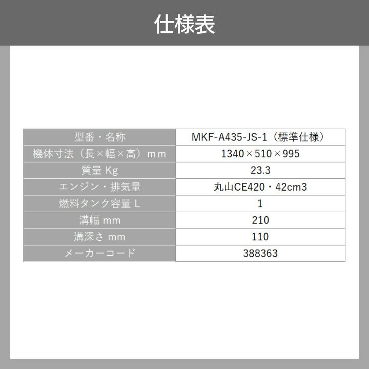 丸山製作所の溝切り機388363ならボクらの農業EC