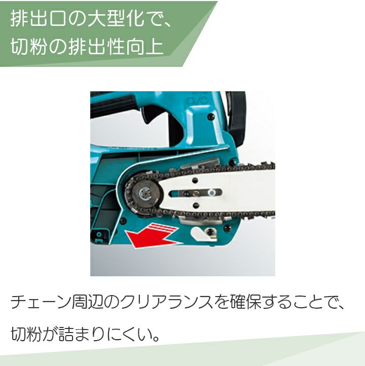 マキタ 充電式 チェーンソー 40Vmax MUC008GZR3 赤 300ミリ 25AP