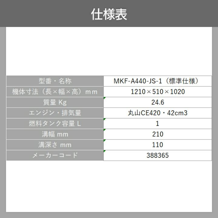 丸山製作所の溝切り機388365ならボクらの農業EC