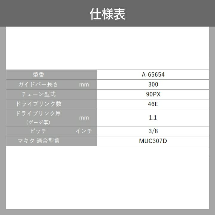 マキタ チェーン刃 90PX-46E A-65654 ソーチェーン 替え刃